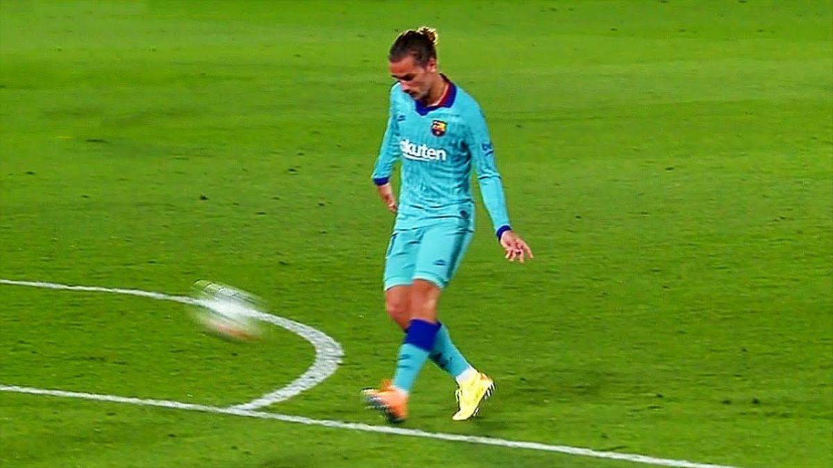 حرکات تکنیکی بازیکنان در بازی ویارئال  1-4 بارسلونا