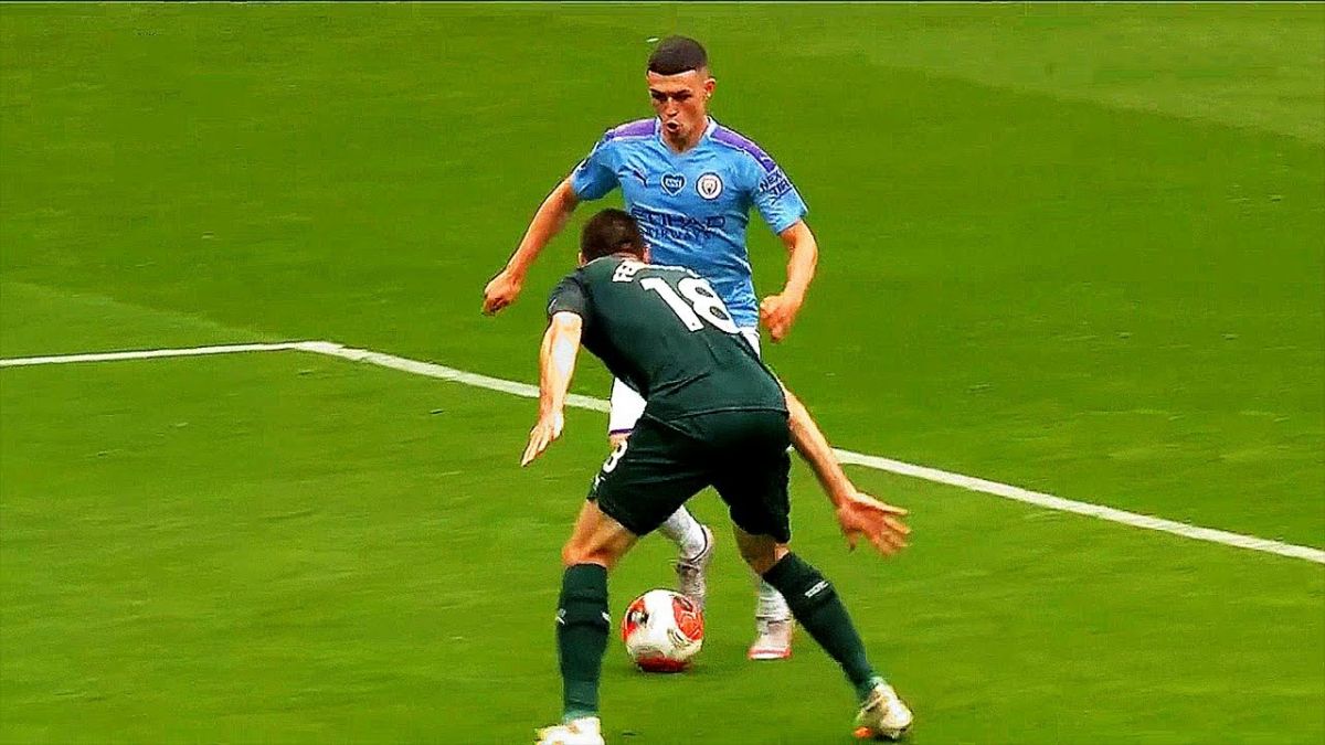 حرکات تکنیکی بازیکنان در بازی منچستر سیتی 5-0 نیوکاسل