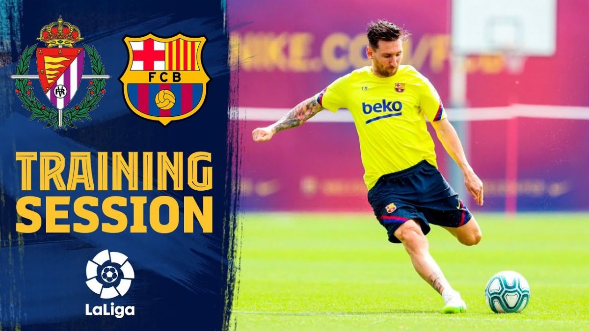 آخرین تمرین بارسلونا برای تقابل با وایادولید
