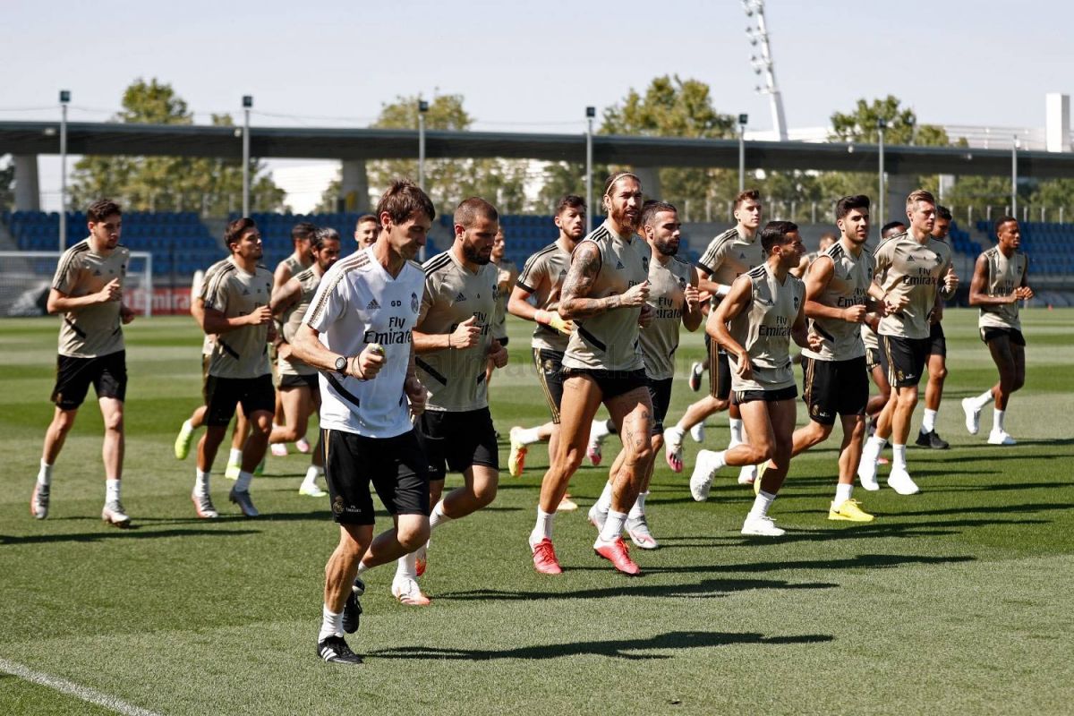 تمرین رئال مادرید برای تقابل با گرانادا