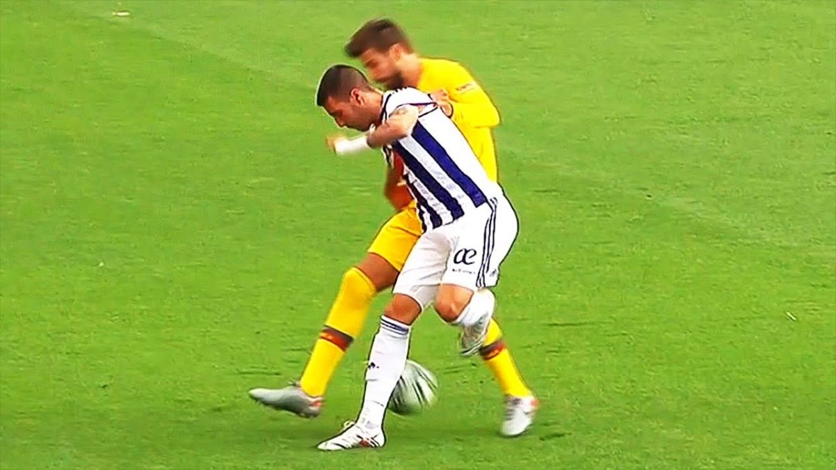 حرکات تکنیکی بازیکنان در بازی وایادولید 0-1 بارسلونا