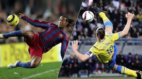 گل های آکروباتیک تماشایی از ستارگان فوتبال