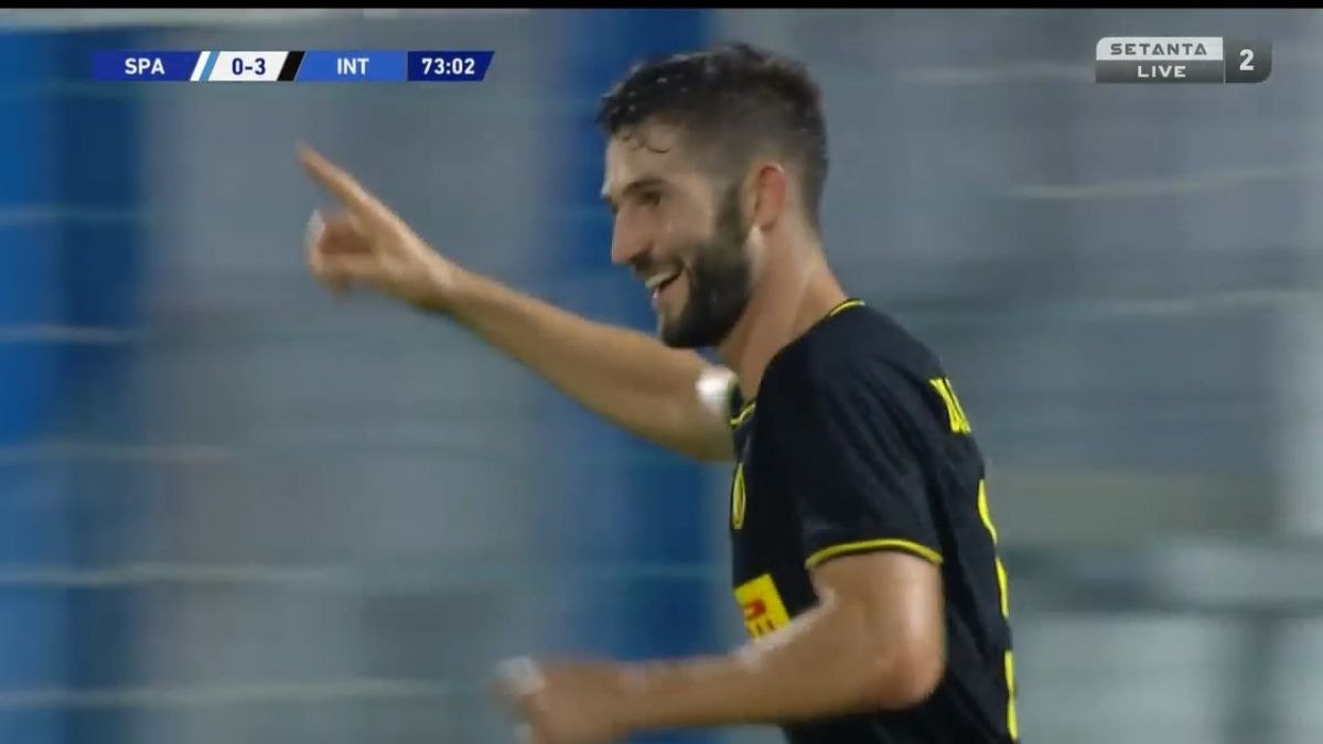 گل چهارم اینتر به اسپال (گالیاردینی)