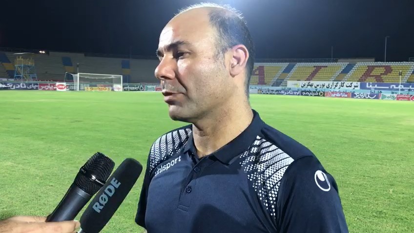 صحبت های سهراب بختیاری زاده سرمربی شهر خودرو پس از شکست برابر پارس جنوبی جم