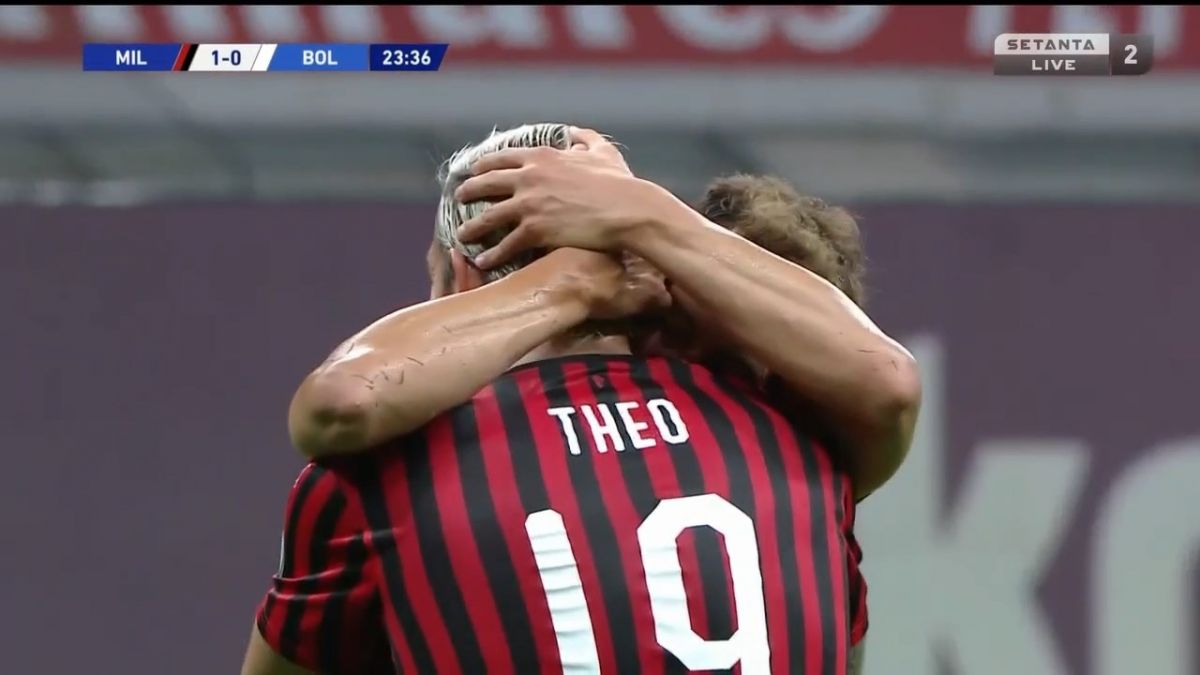 گل دوم میلان به بولونیا (چالهان اوغلو)