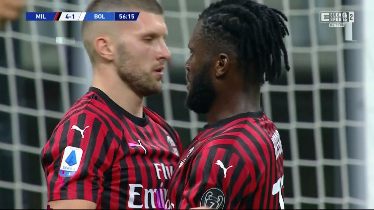 گل چهارم میلان به بولونیا (ربیچ)