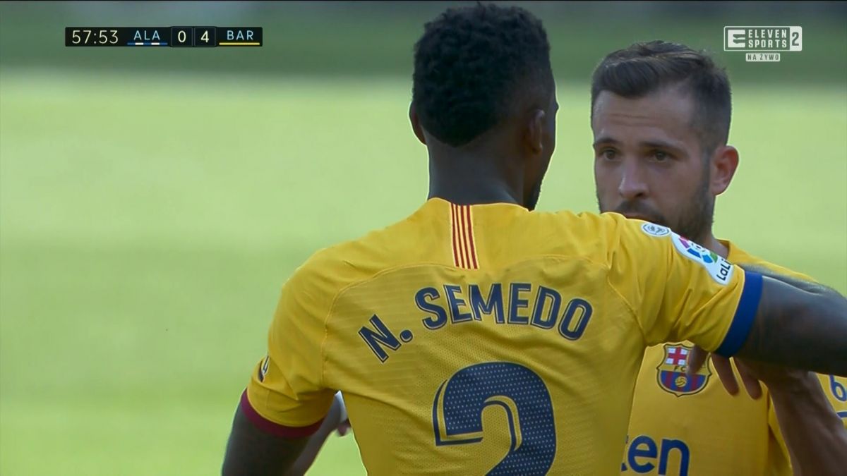 گل چهارم بارسلونا به دپورتیوو آلاوز (سمدو)