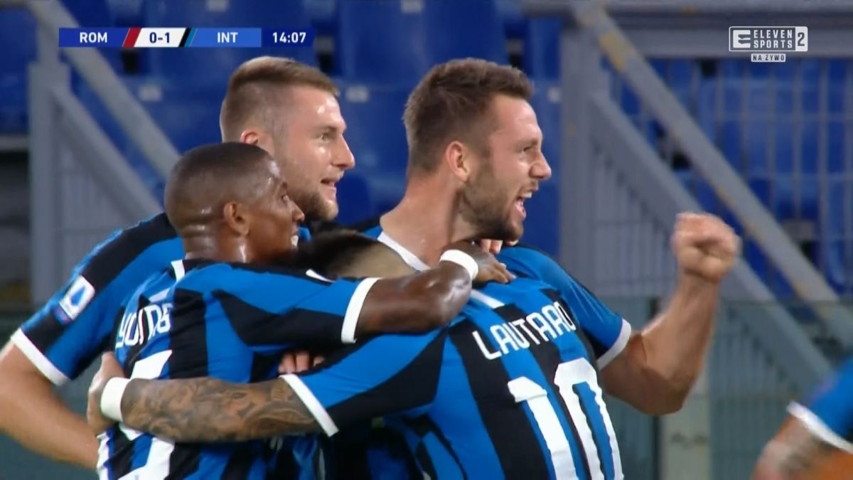 گل اول اینتر به رم (دفرای)