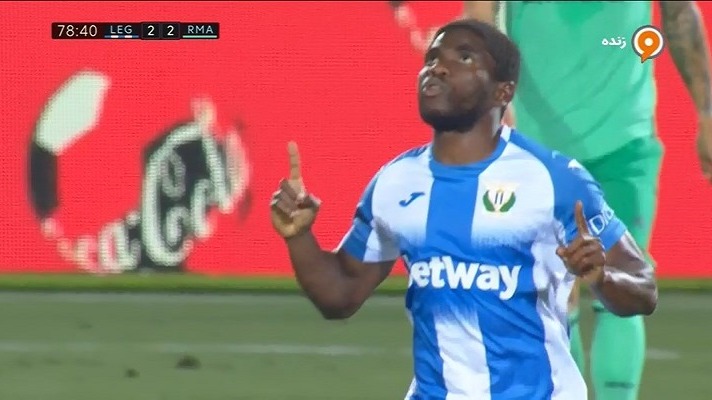 گل دوم لگانس به رئال مادرید (آساله)