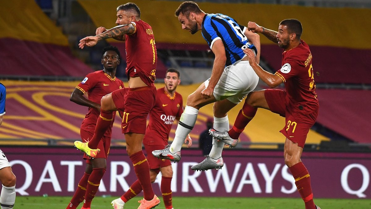 خلاصه بازی رم 2-2 اینتر