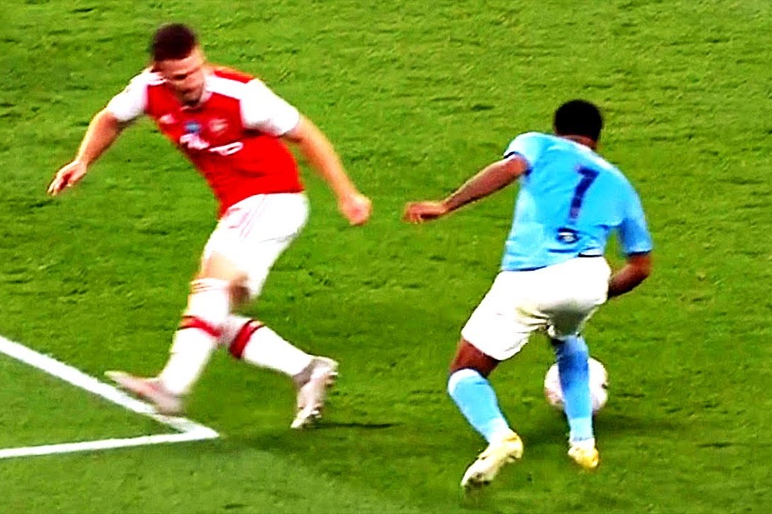 حرکات تکنیکی بازیکنان در بازی آرسنال 2-0 منچستر سیتی