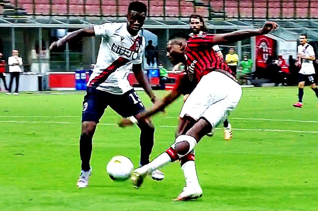 حرکات تکنیکی بازیکنان در بازی میلان 5-1 بولونیا