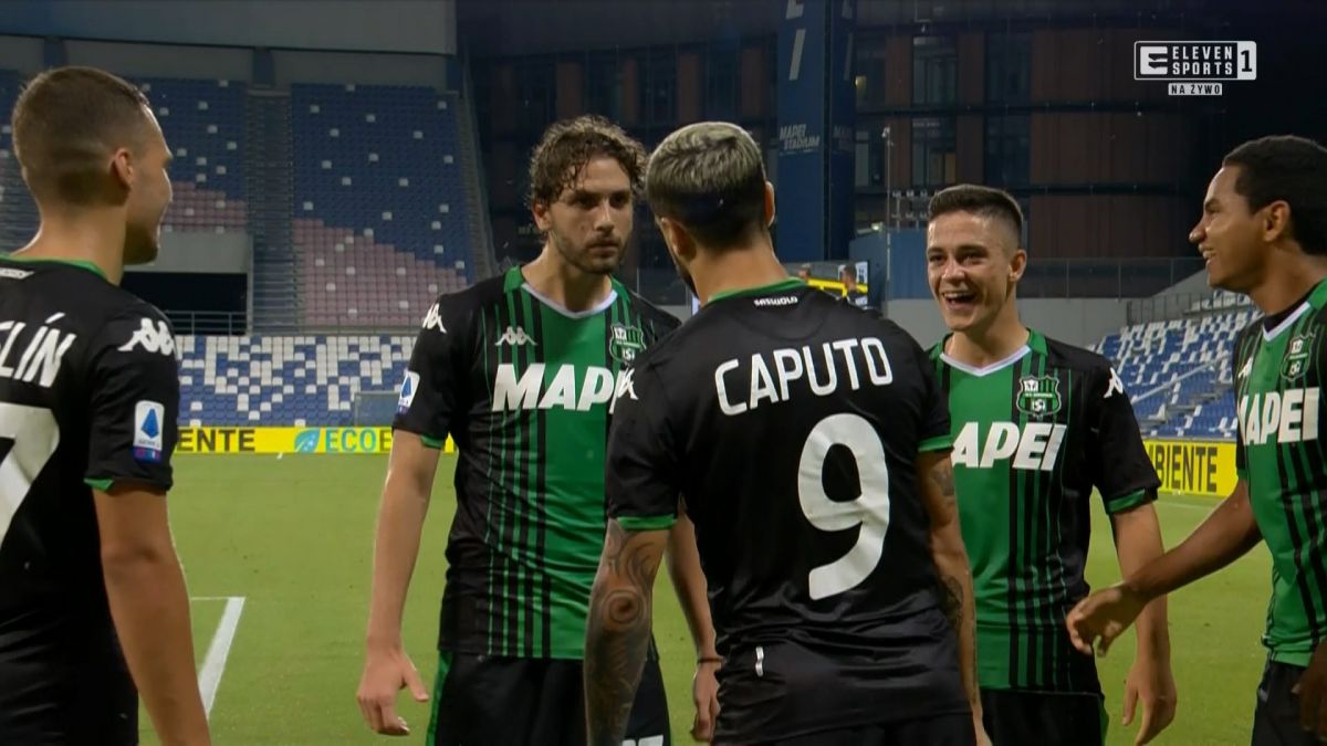 گل اول ساسولو به میلان (کاپوتو - پنالتی)