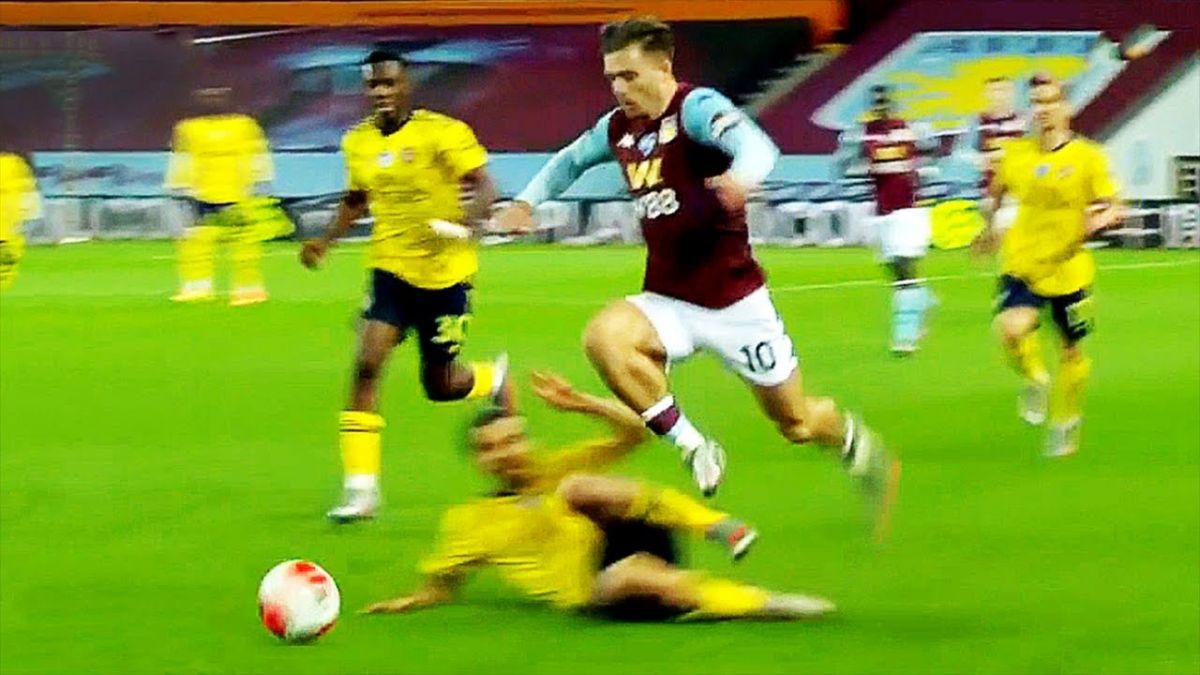 حرکات تکنیکی بازیکنان در بازی استون ویلا 1-0 آرسنال