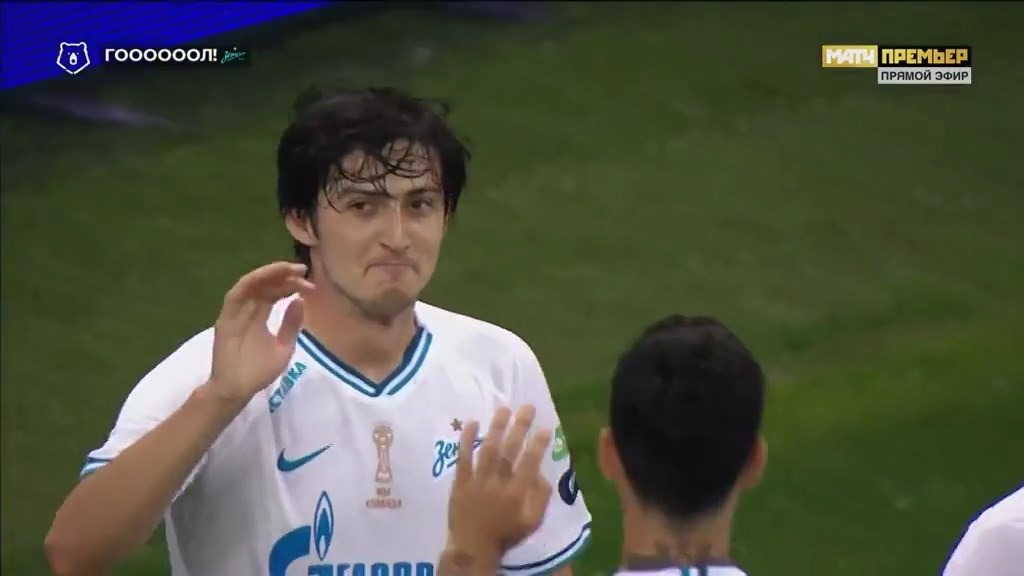 گل دوم زنیت به روستوف توسط سردار آزمون