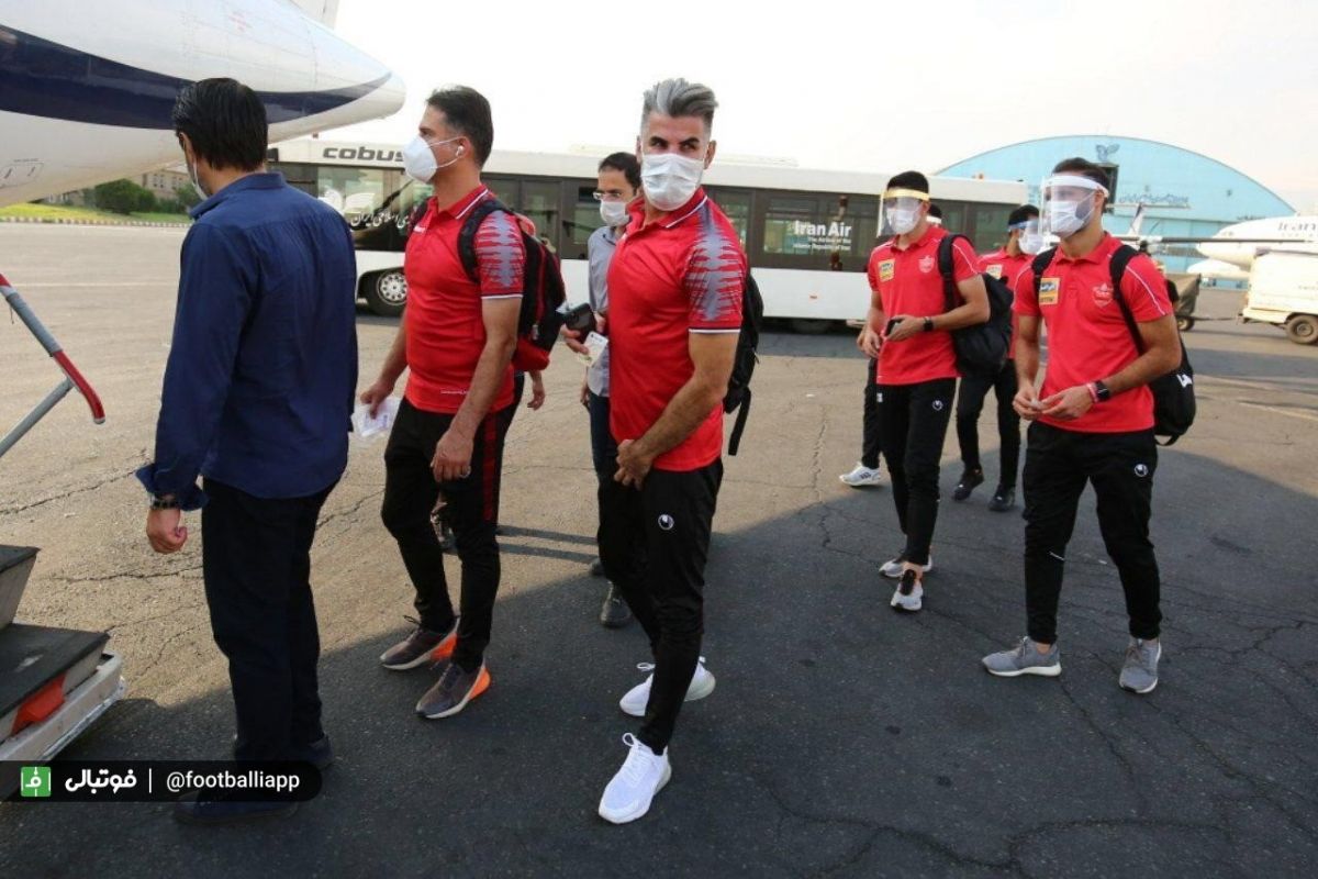گزارش تصویری/کاروان پرسپولیس آماده سفر به اهواز شد
