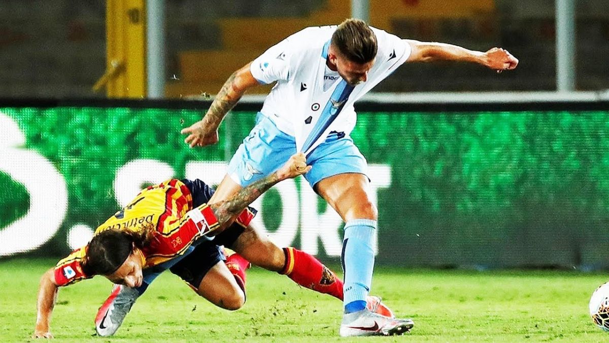 حرکات تکنیکی بازیکنان در بازی لاتزیو 2-1 کالیاری