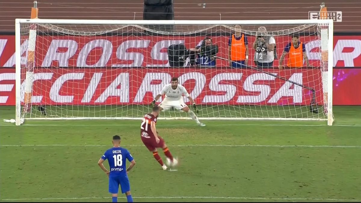 گل دوم رم به فیورنتینا (دبل ورتو - پنالتی)