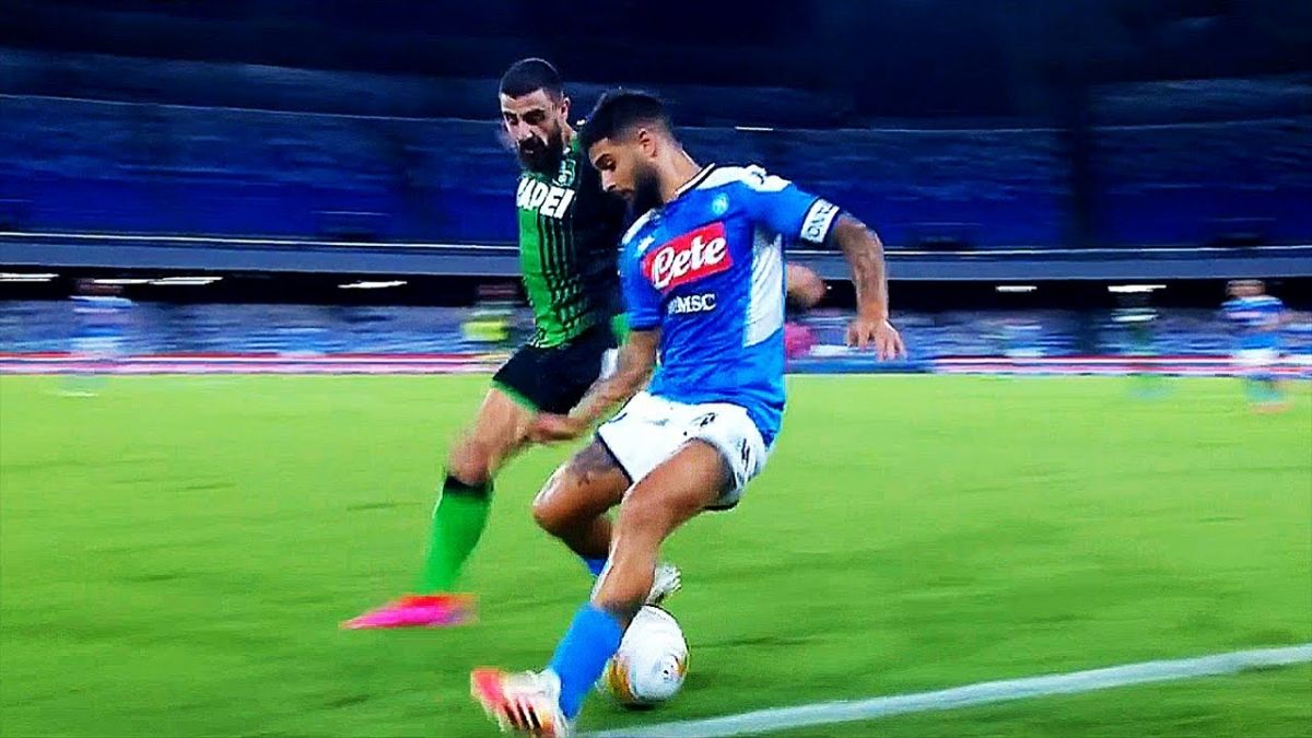 حرکات تکنیکی بازیکنان در بازی ناپولی 2-0 ساسولو