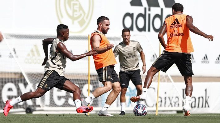 اولین تمرین رئال مادرید برای تقابل با منچستر سیتی