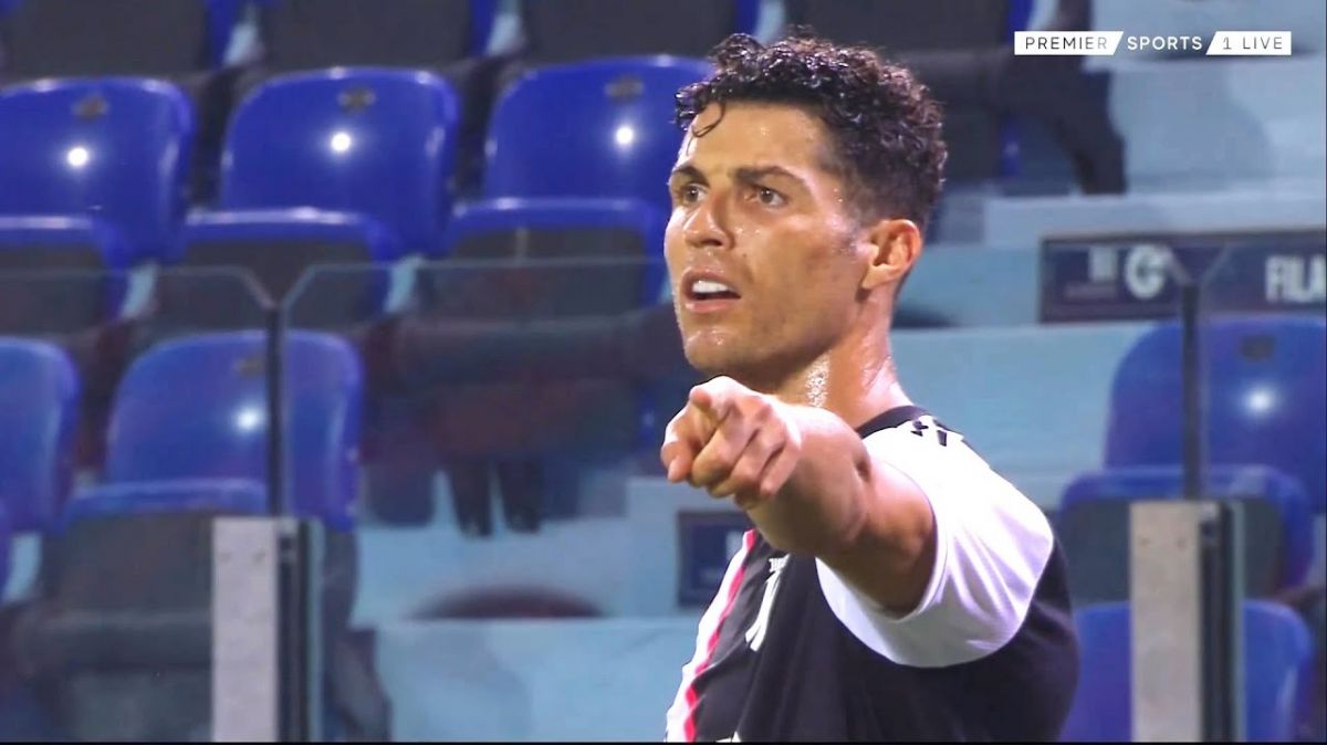 عملکرد کریستیانو رونالدو در بازی کالیاری 2-0 یوونتوس