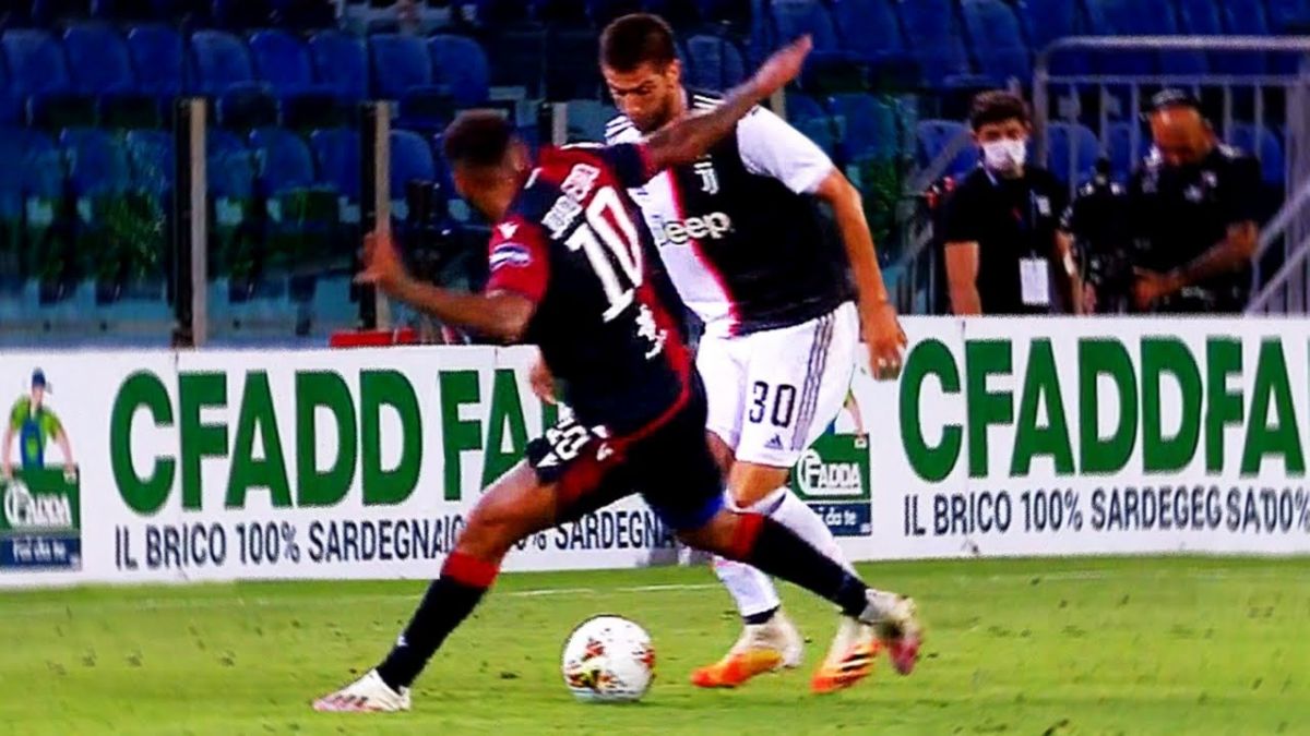 حرکات تکنیکی بازیکنان در بازی کالیاری 2-0 یوونتوس