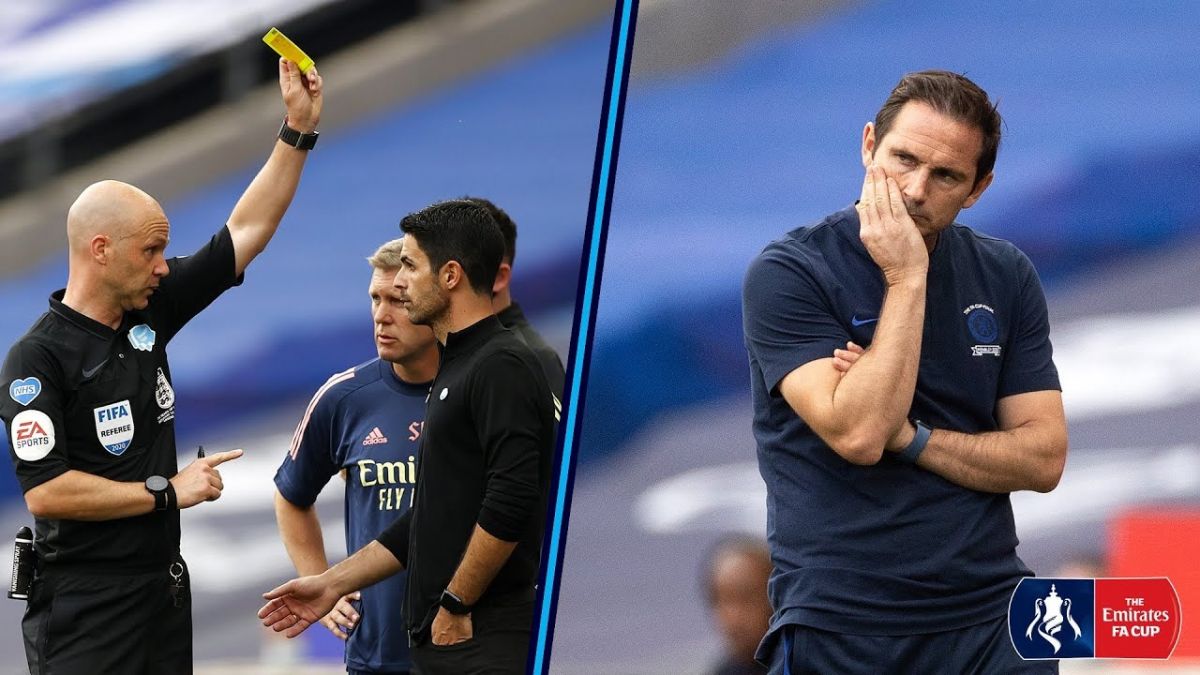 عکس العمل مربیان آرسنال و چلسی در دیدار فینال جام حذفی انگلیس