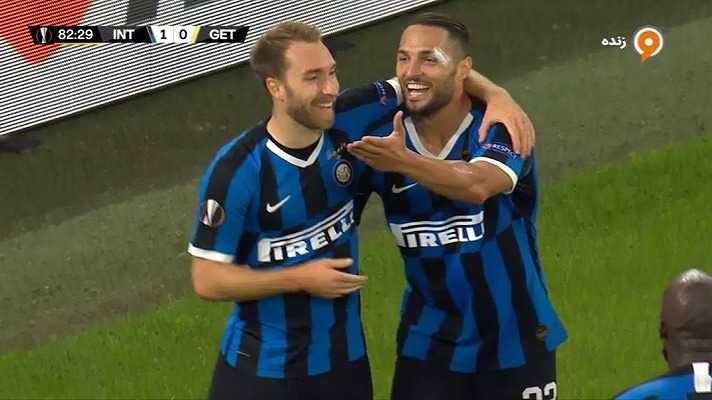 گل دوم اینتر به ختافه (اریکسن)