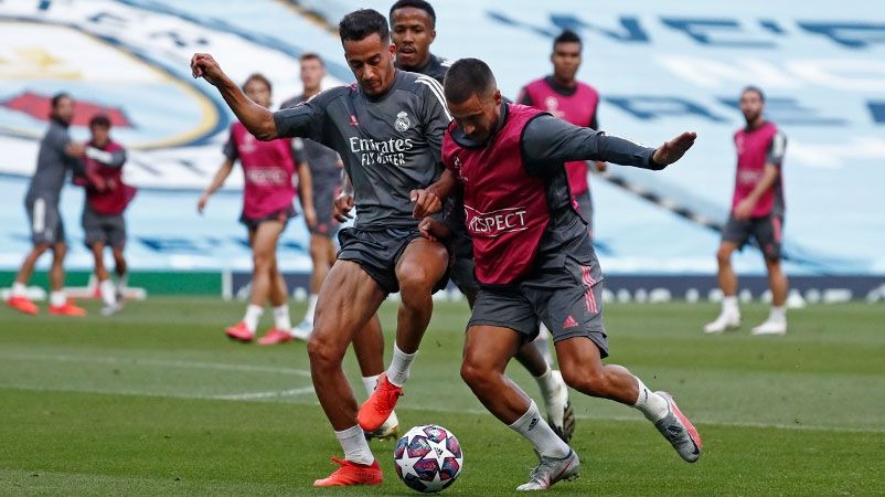 آخرین تمرین رئال مادرید برای بازی حساس با منچستر سیتی