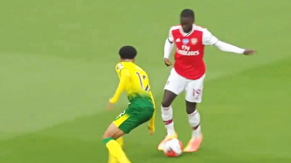 دقایقی با فوتبال باکلاس و زیبای په په ستاره آرسنال