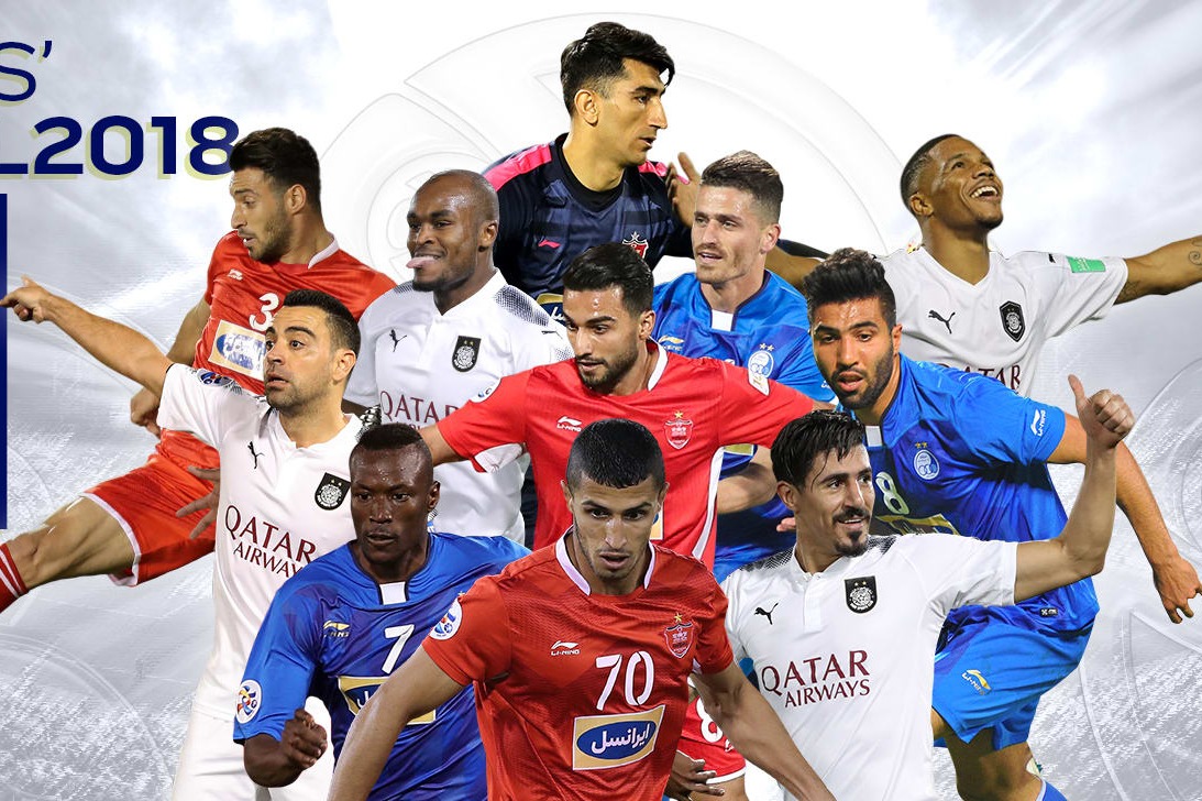 تیم منتخب لیگ قهرمانان آسیا 2018 در قبضه سرخابیها