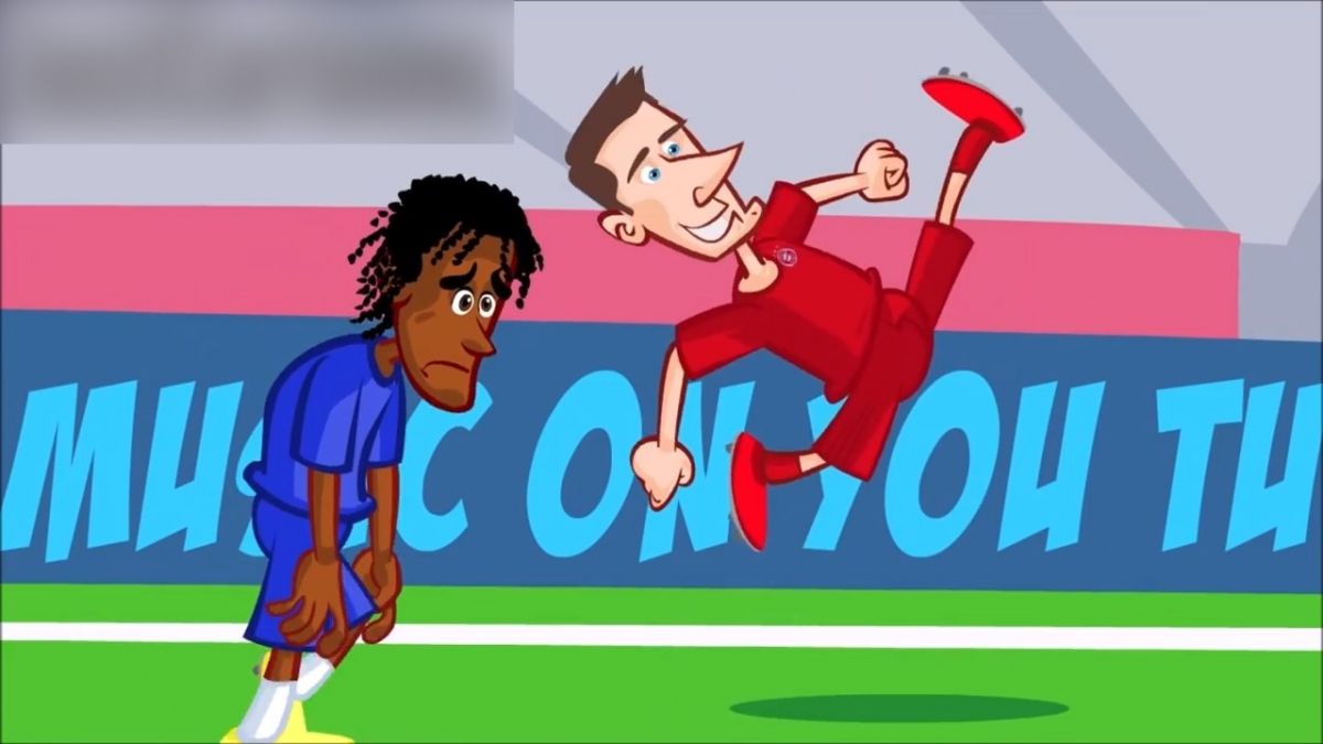 انیمیشن طنز بازی بایرن مونیخ 4-1 چلسی