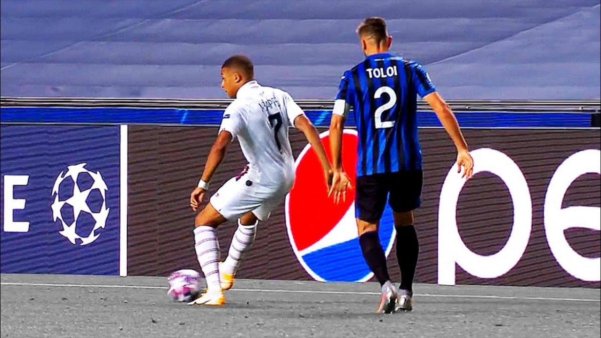 حرکات تکنیکی بازیکنان در بازی آتالانتا 1-2 پاری سن ژرمن