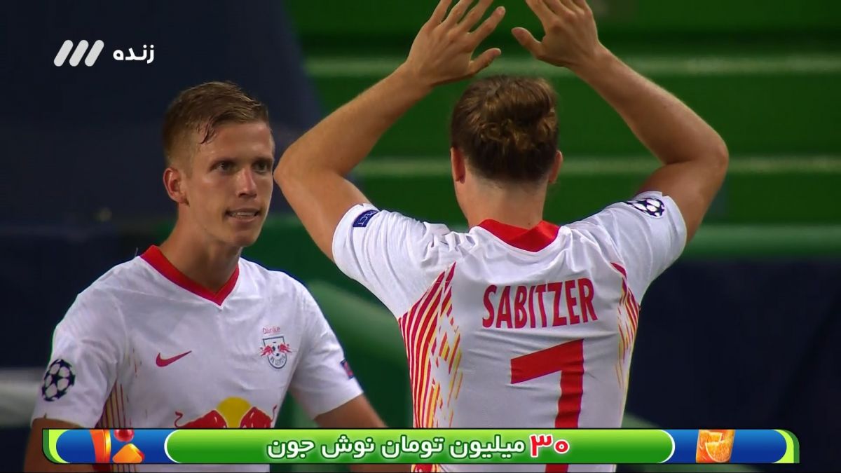 گل اول آربی لایپزیش به اتلتیکو مادرید (دنیل اولمو)