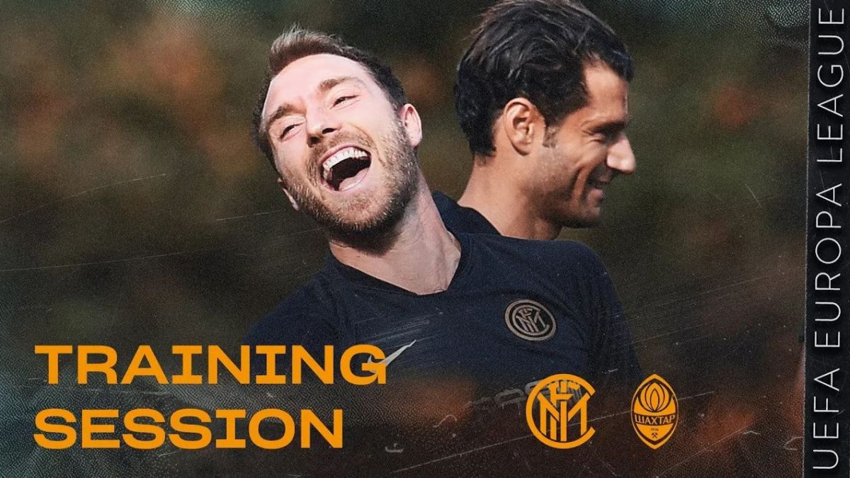 تمرینات اینتر برای دیدار با شاختار در لیگ اروپا