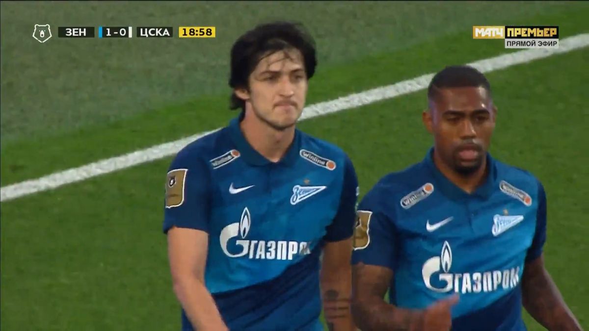 گل اول زنیت به زسکا توسط سردار آزمون