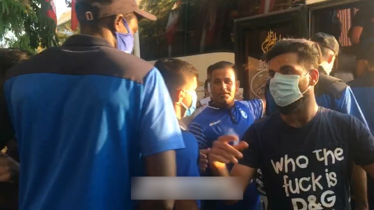 حرکت کاروان استقلال به سمت ورزشگاه شهید مهدوی بوشهر