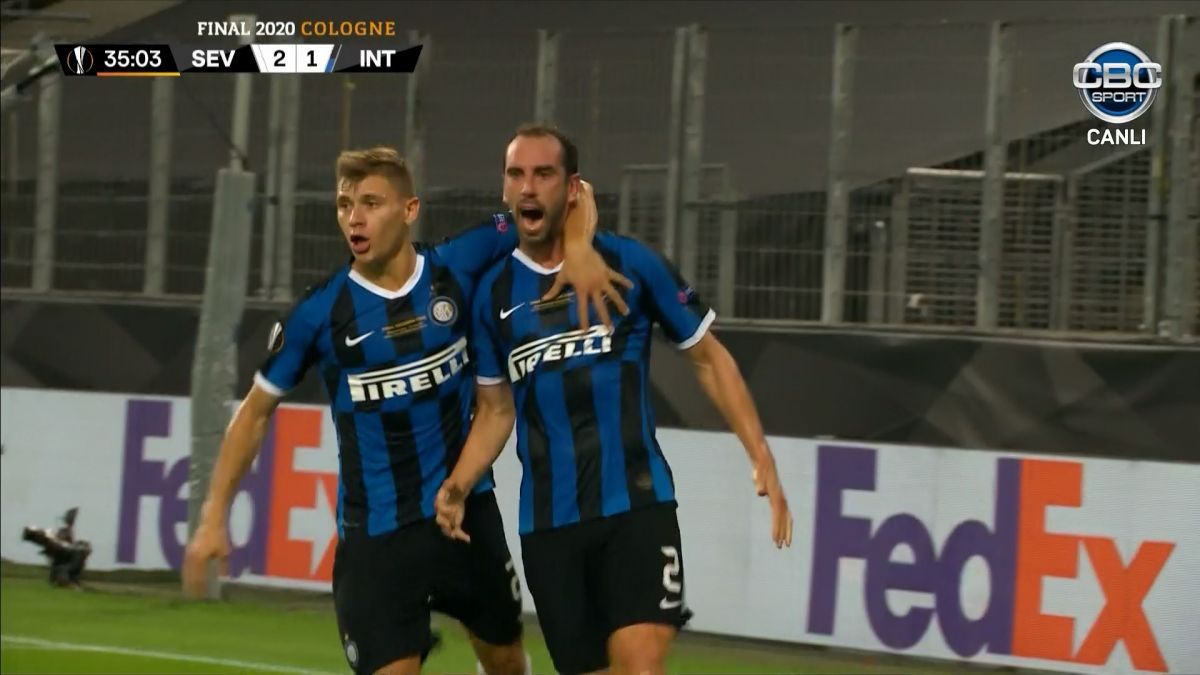 گل دوم اینتر به سویا (دیگو گودین)