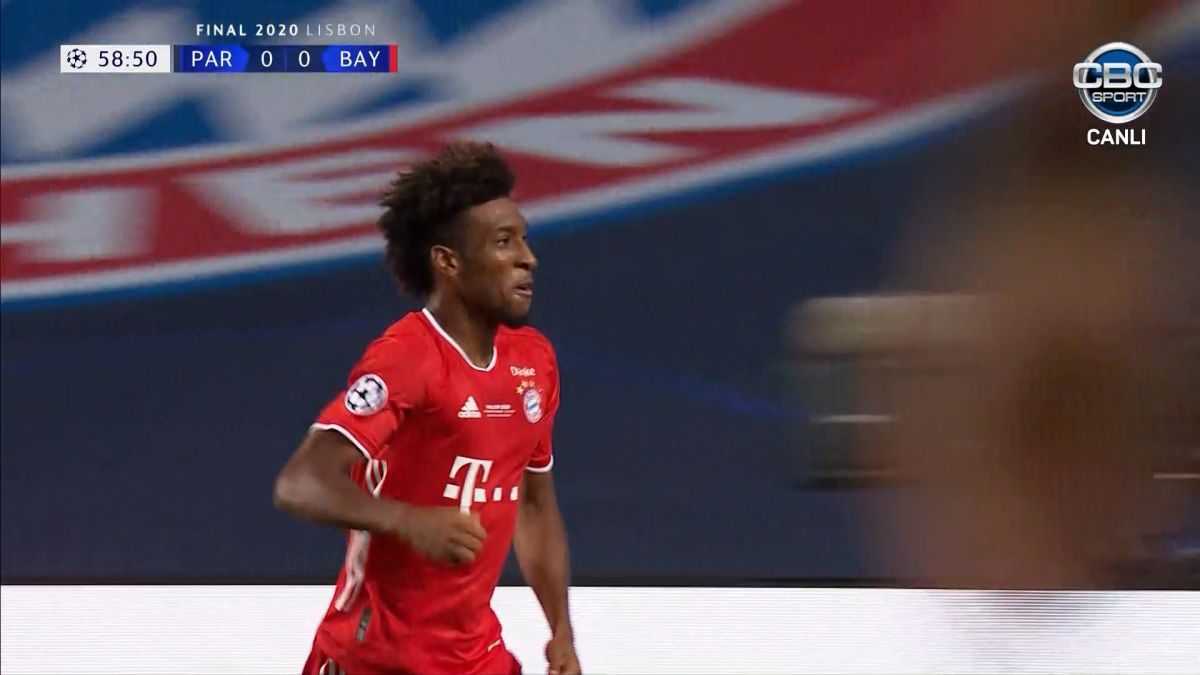 گل اول بایرن مونیخ به پاری سن ژرمن (کینگزلی کومان)