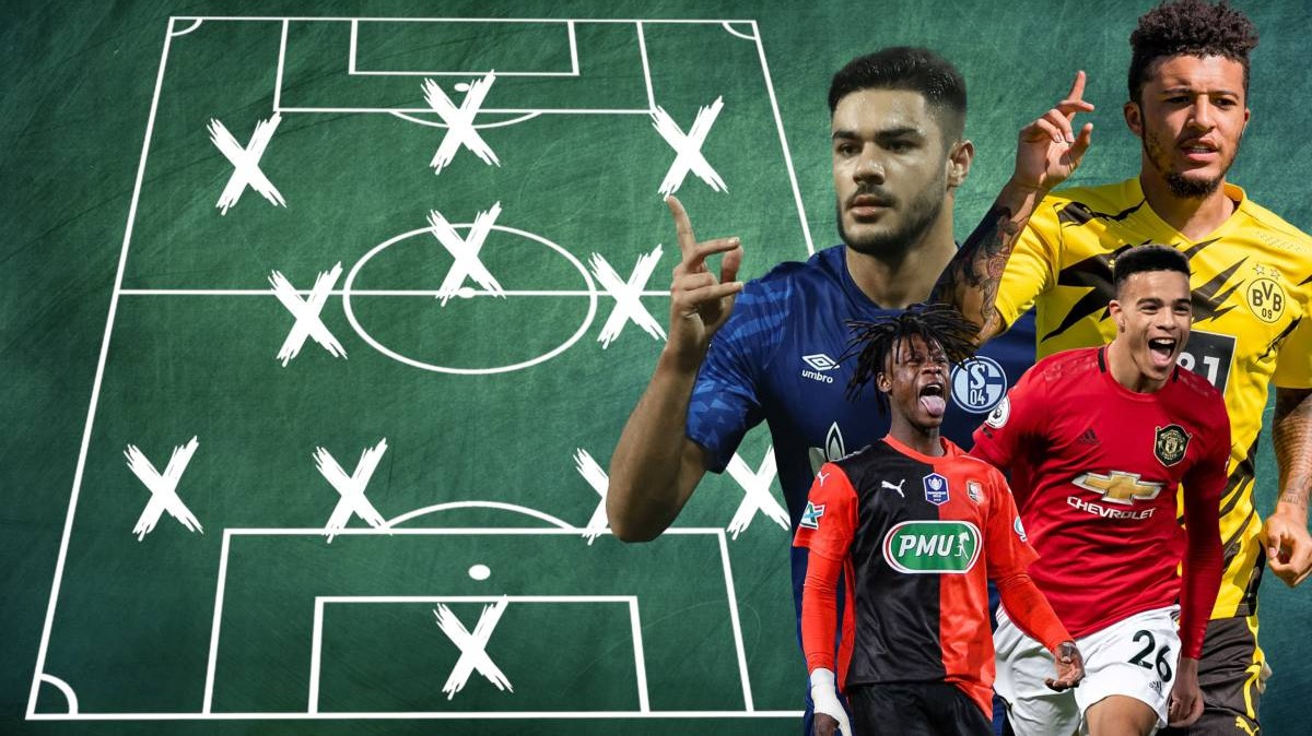 تیم منتخب گرانترین بازیکنان جوان دنیای فوتبال در فصل 2019-20