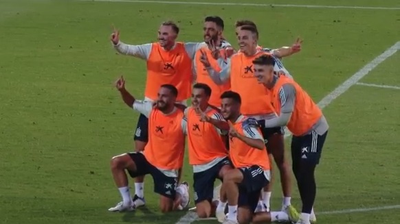 تمرین اسپانیا برای تقابل با آلمان در لیگ ملتهای اروپا