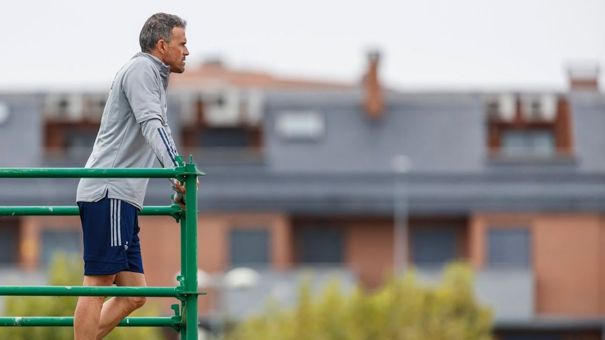 تمرین تیم ملی اسپانیا پیش از بازی با آلمان (12 شهریور)