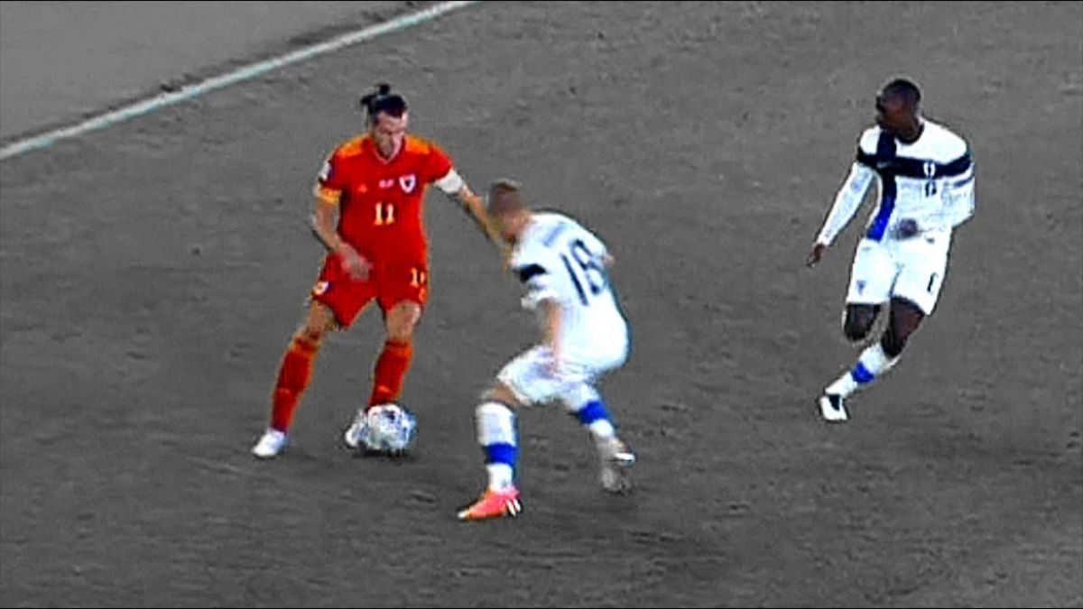 حرکات تکنیکی بازیکنان در بازی ولز 1-0 فنلاند