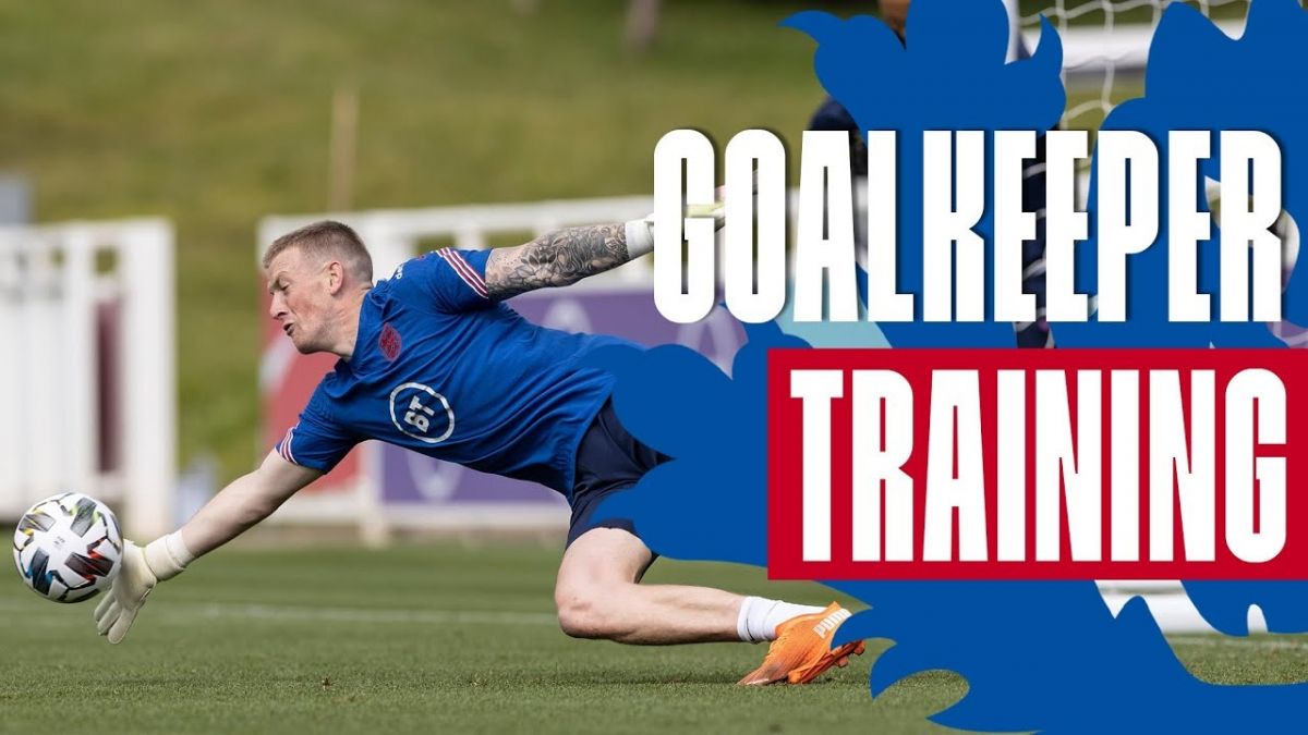 تمرین دروازه بانان انگلیس برای تقابل با ایسلند