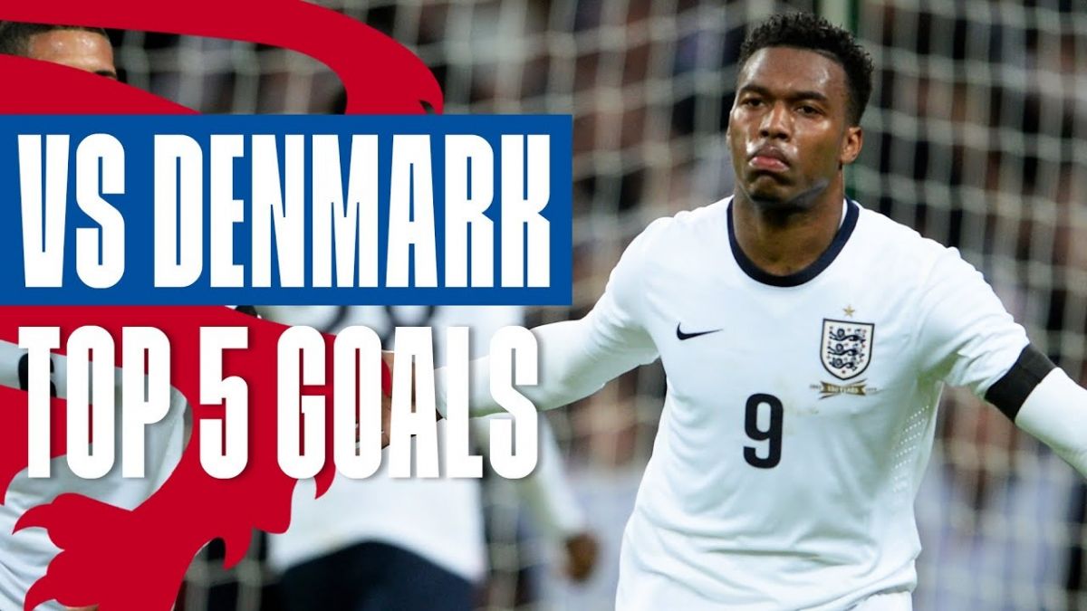 5 گل برتر تیم ملی انگلیس مقابل دانمارک