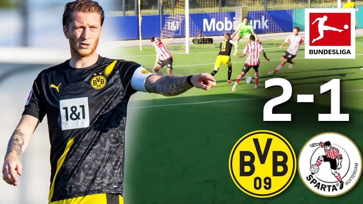خلاصه بازی دورتموند 2-1 اسپارتا روتردام