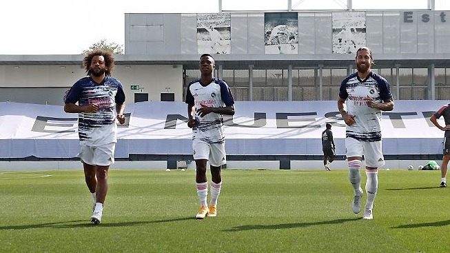 تمرین رئال مادرید برای تقابل با سوسیداد