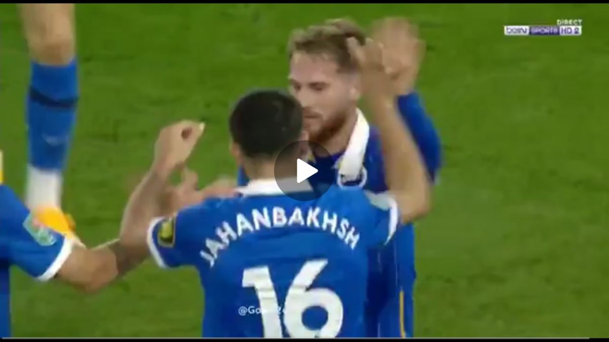 گل اول برایتون به پورتسموث با پاس گل علیرضا جهانبخش