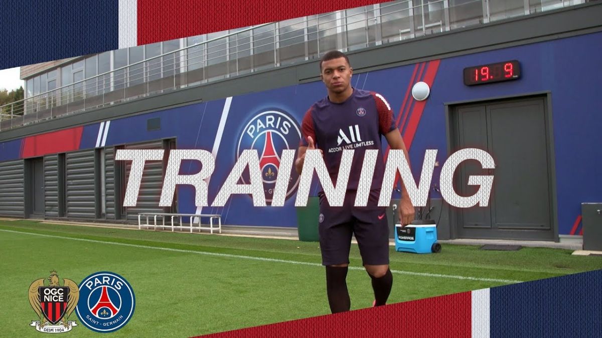 آخرین تمرین پاری سن ژرمن پیش از بازی با نیس