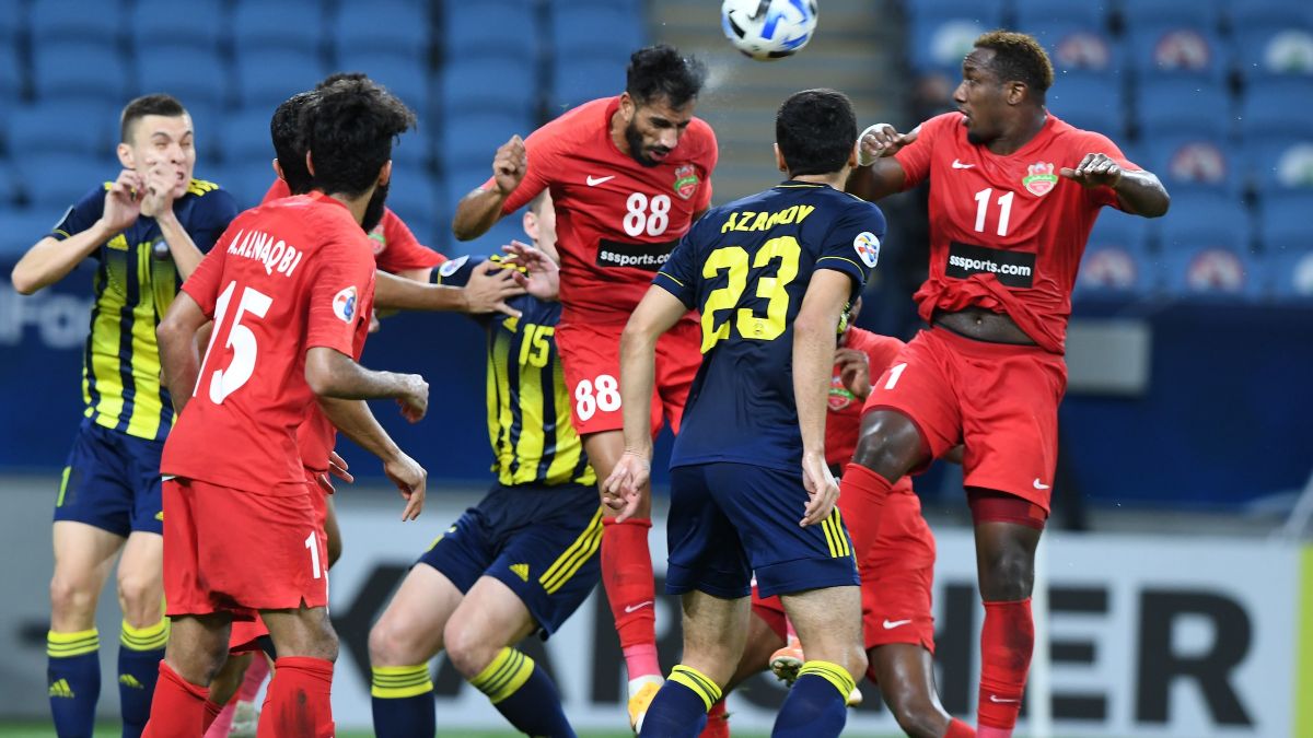 خلاصه بازی الاهلی امارات 0-0 پاختاکور